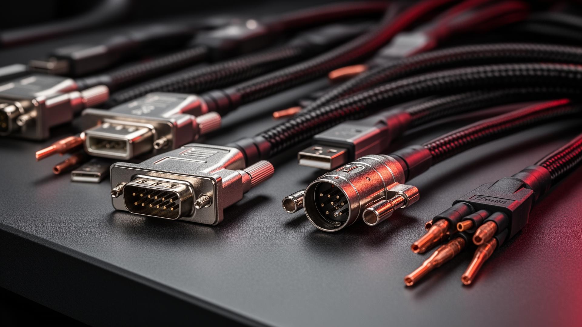Precision custom cable assemblies with military-grade connectors